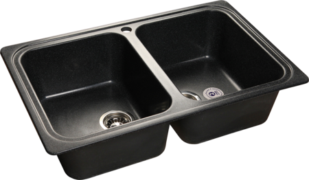 Кухонная мойка GranFest Standart 780K, S-780K черный